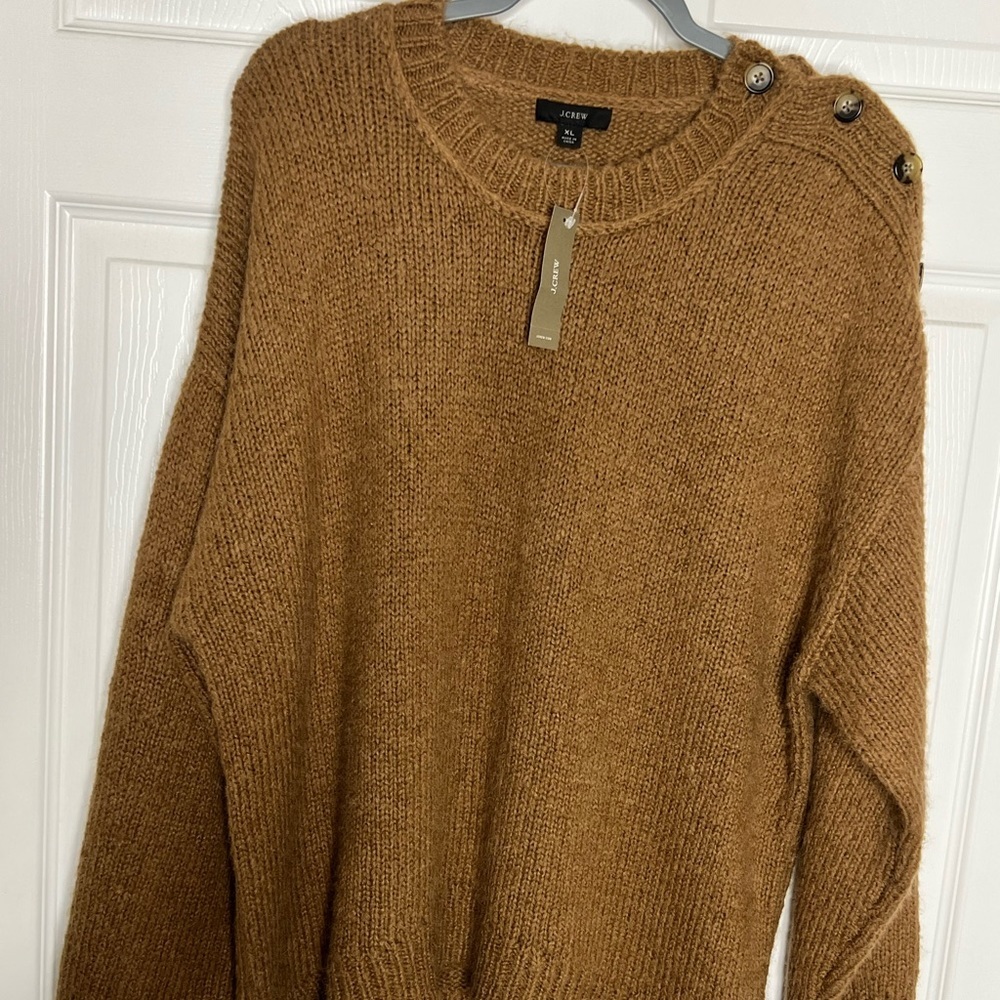 NWT J. Crew Alpacca Wool Blend Pullover Sweater Sz XL - Picture 5 of 11